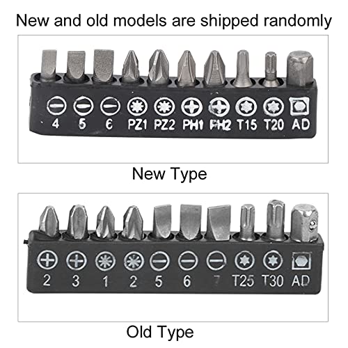 FECAMOS Akku-Bohrschrauber-Set, Akku-Bohrschrauber-Set Lithium-Ionen-Schraubendreher-Bohrer im Uhrzeigersinn/gegen den Uhrzeigersinn gedreht zum Fixieren Loser Schrauben – Bild 6