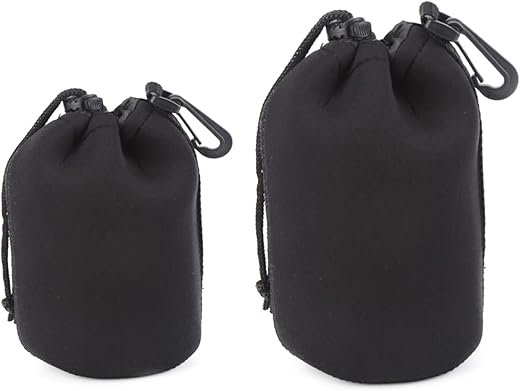 Funda Objetivo,Fundas Objetivos Con Cierre,Estuche Para Lente De Cámara,Funda Protectora Para Objetivo De Neopreno,Bolsa Protectora Para Lentes,Accesorios Da Camera Fotografica,Protección El Objetivo