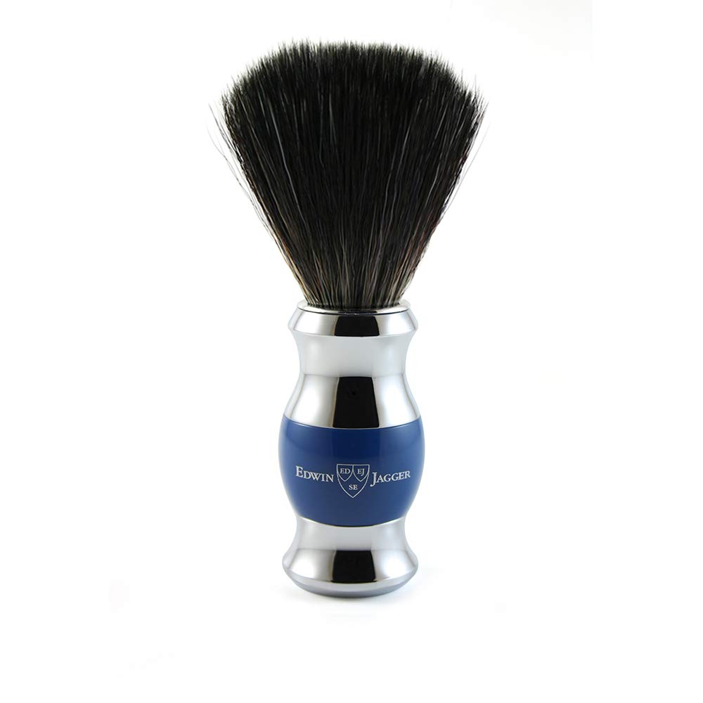 Edwin Jagger Diffusion 36 Series - Pennello da barba in fibra sintetica, colore: Blu