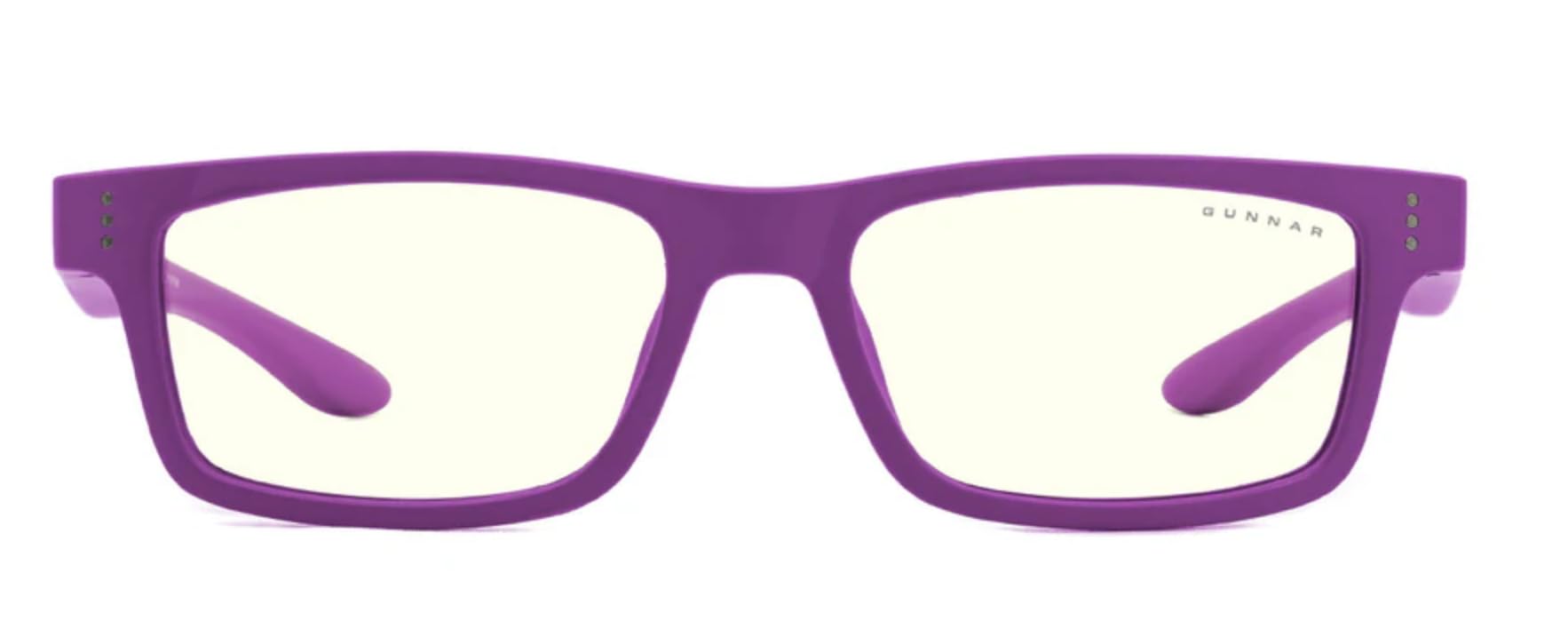 GUNNAR Gaming Glasses - Cruz Kids Small Magenta Clear Neutral Lens - Light Blocking Relieve Dry Eye