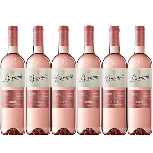Beronia Rosado – Vino D.O.Ca. Rioja – 6 botellas de 750 ml – Total: 4500 ml