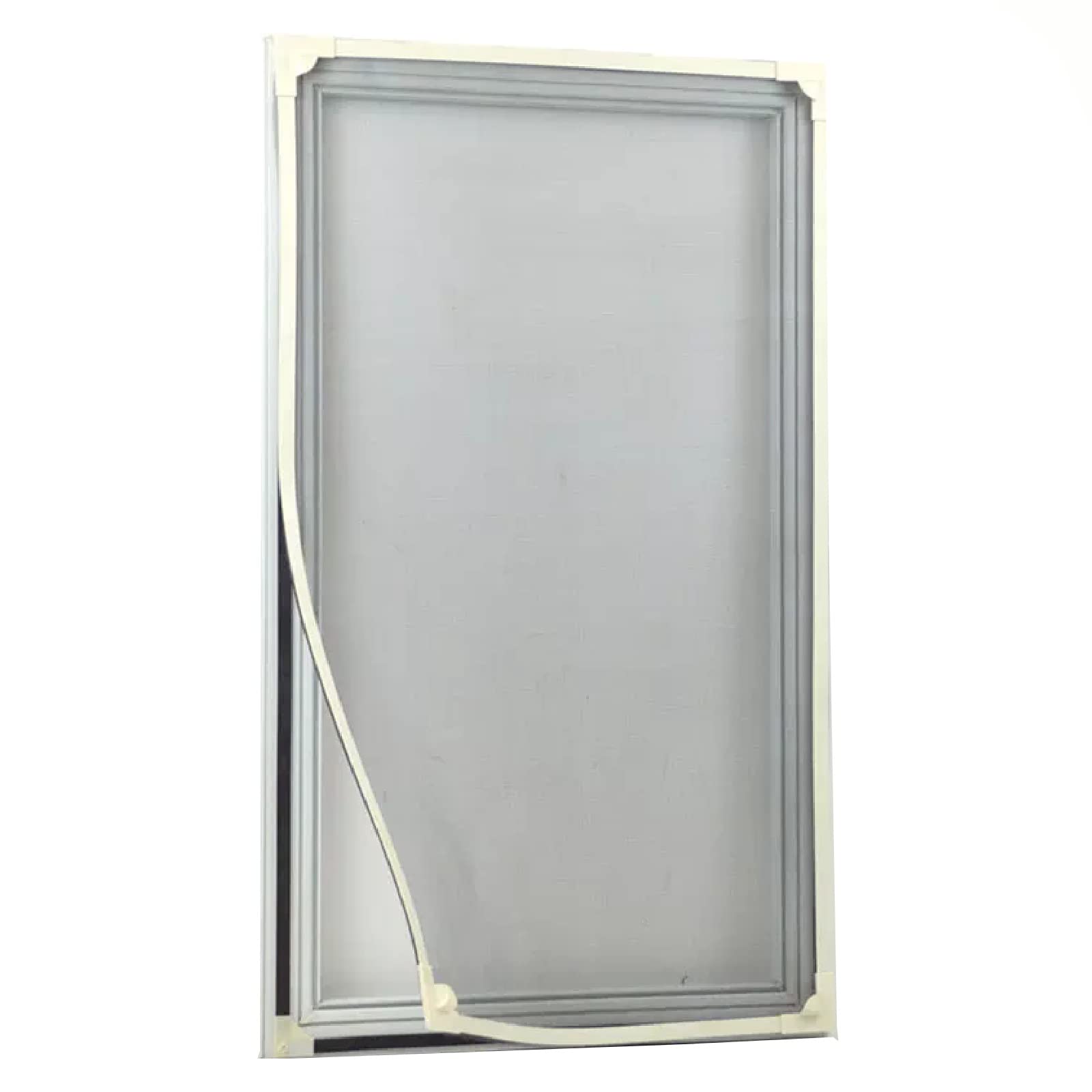 STRMAX Regulowany magnetyczny ekran okienny DIY mocna siatka z włókna szklanego, 48 rozmiarów (kolor: szara siatka, rozmiar: 230 x 270 cm)