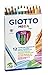 GIOTTO Mega Tri - Etui 12 crayons de couleur