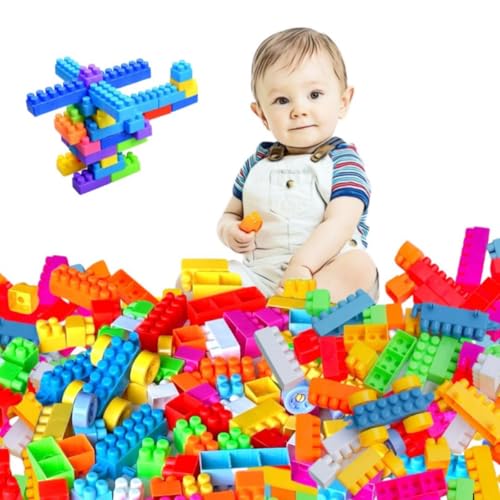 Image of Building Block Toys for Kids (Style 3, 200, Count)