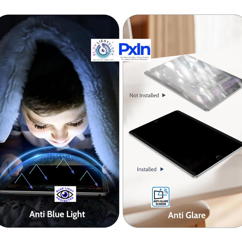 Image of Pxin Mobile Anti Bluelight and Anti Glare Screen Guard compatible with Microsoft Surface Duo 2 | BLUV Lightblock Tech | Scratch Proof | Prevents bluelight | Eye Protection | No Dry Eyes