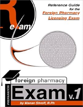 Paperback Reference Guide for Foreign Pharmacy Licensing Exam Book