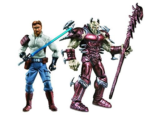 Star Wars 2009 Comic Book Action Figure 2 Pack - Kyle Katarn & Yuuzhan Vong