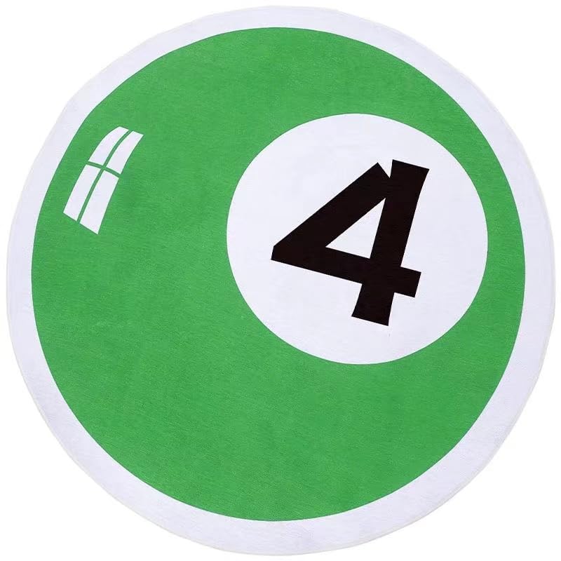 Tapis antidérapant et rond boule de billard 120 cm haute densité
