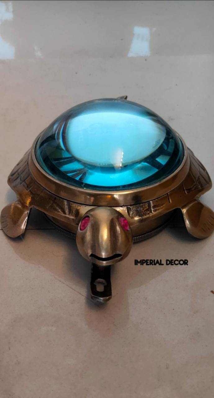 Imperial Decor Lucky Omen Antique Tortoise Wall Clock