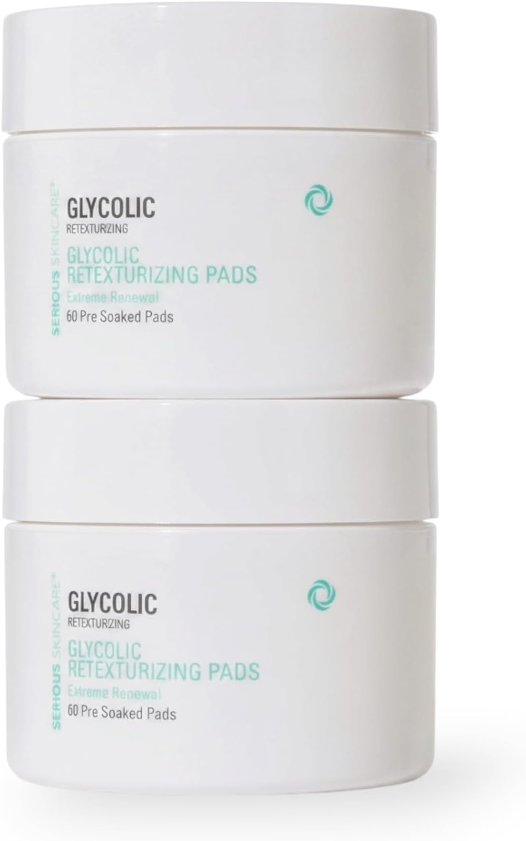 Serious Skincare Glycolic Acid Resurfacing Facial Pads, Exfoliates Skin