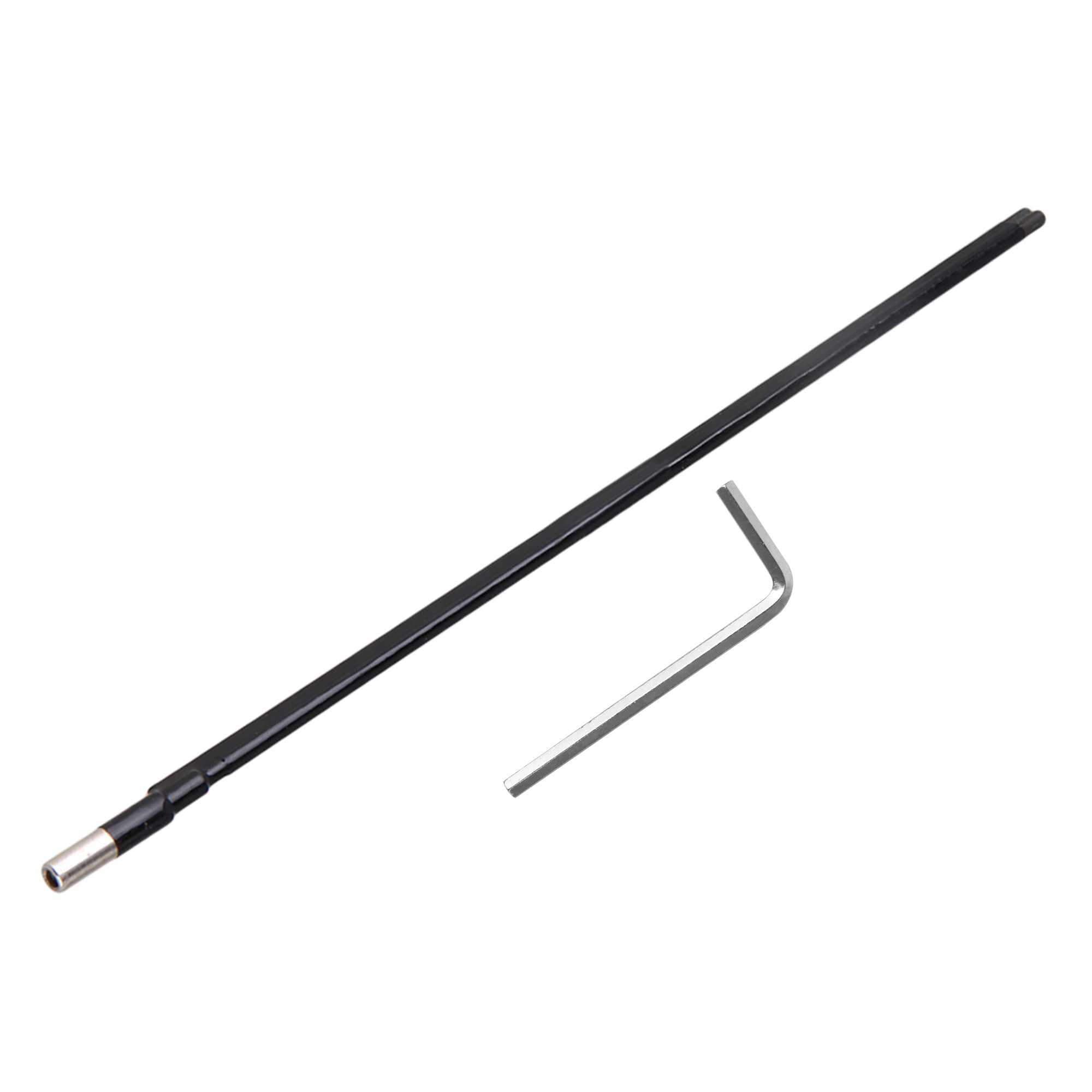 Lovermusic Double Type Adjustment 14.96 inch Length 0.35inch Dia Two Way Rod Guitar Neck Truss Rod for Electric Guitar Black