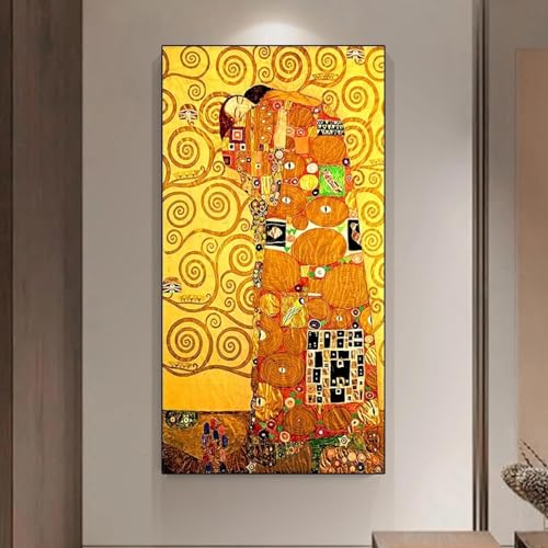 Peintures Gustav Klimt The Kiss affiches célèbres chambre à coucher