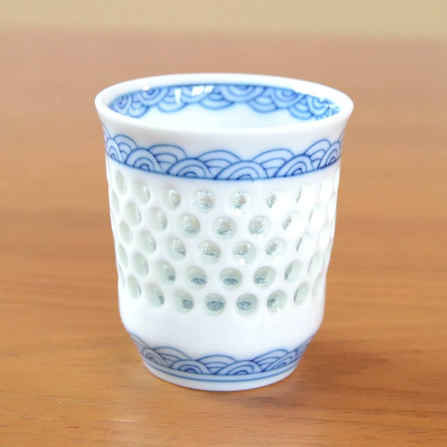 【美品】【水野教雄作】ぐい呑み 箱有り 水野教雄 練り込みぐい呑 - メルカリ