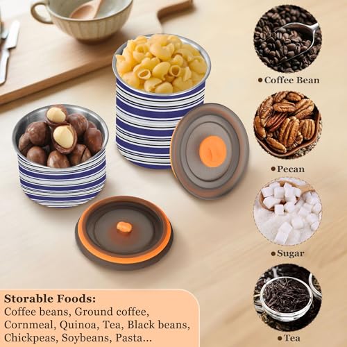 Envase hermético de acero inoxidable para café 30 oz miniatura 6