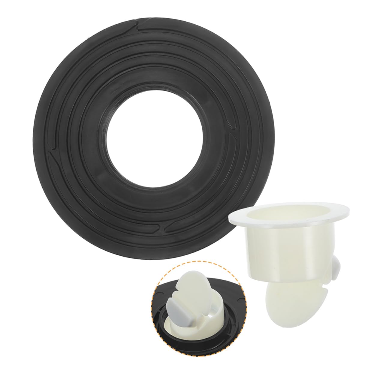 NUOBESTY 5 Sätze Bodenablauf Kern Dusche Bodenablauf Badezimmer Dusche Haarfänger Kernstopper Haarfänger Für e Bart Für Waschbecken 2 Stücke * 5
