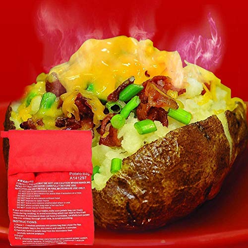 NERTHUS Mikrowellen Kochbeutel - Für Kartoffeln, Gemüse & Mais In Minuten