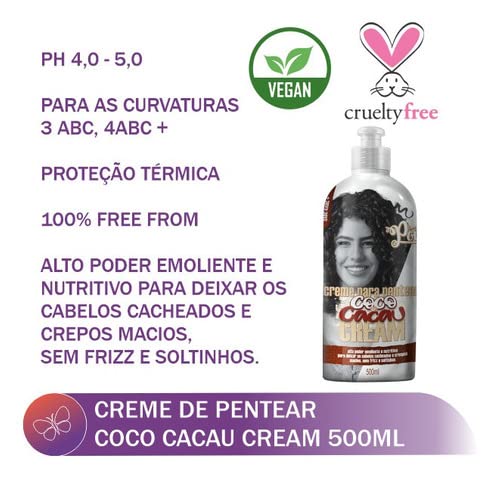 Creme para Pentear Coco e Cacau Cream Soul Power - 500ml