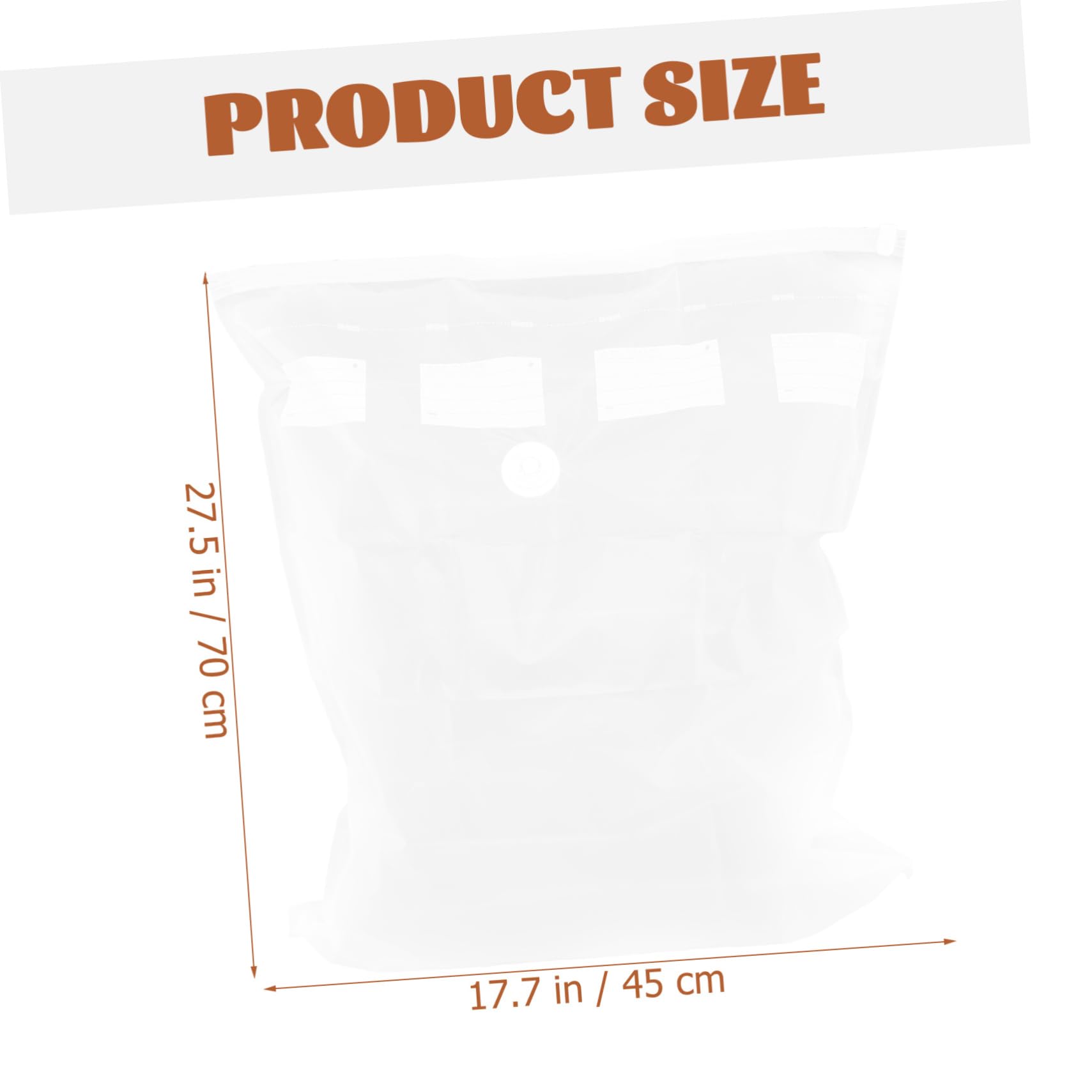 12 Piezas de Ropa de compresión al vacío Bolsas de vacío Ropa de Peluche de Juguete de compresión de Prendas de Vestir Bolsas de Sellado al vacío Herramientas para el hogar Bolsas