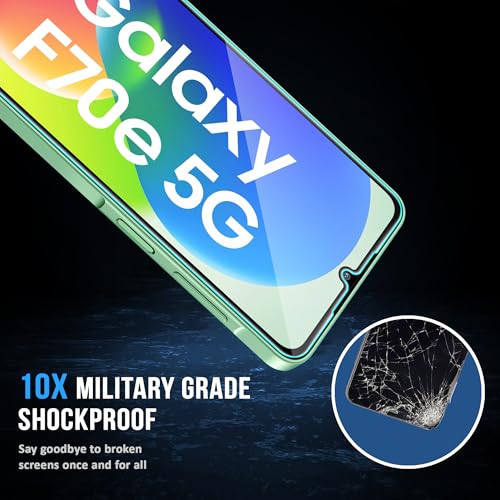 Image of ArmourPro Tempered Glass for Samsung Galaxy F70e and Samsunng M17e - 9H Screen Protector with Black Border, Anti Scratch, Edge-to-Edge Coverage, HD Clarity, Smooth Touch, Case Friendly | Black
