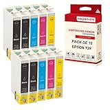  NOPAN-INK - x10 Cartouches Compatible pour Epson T29 XL T29XL (Fraise) Compatible pour Epson Epson Expression Home XP-235 XP-240 Series XP-245 XP-247 XP-2