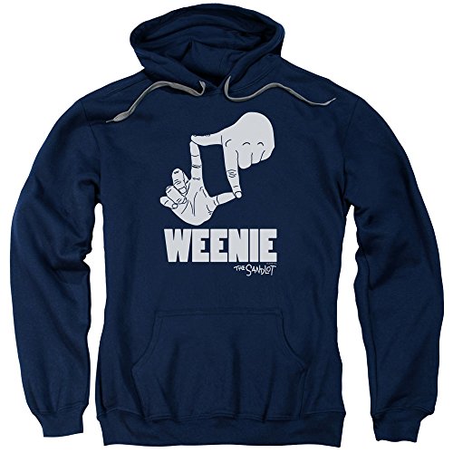 MMM Merchandising Sandlot Mens L7 Weenie Pullover Hoodie, Small, Navy