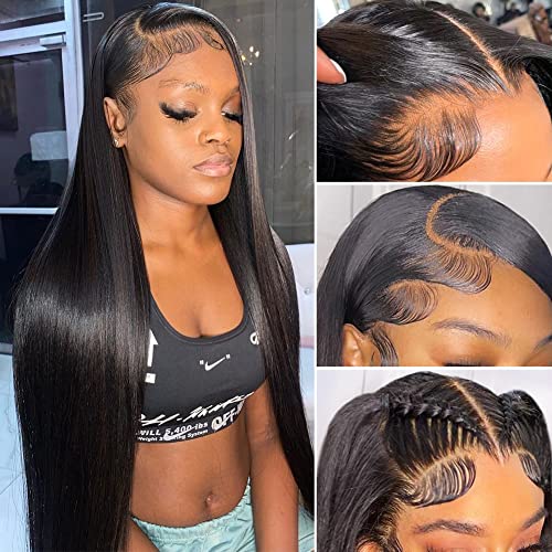 Iris Queen 12A Straight HD Transparent Lace Front Wigs Human Hair