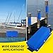VEITHI Dock Bumper Blue,Dock Bumper Guard with Screws,Boat Dock Bumper 3 Pack Total 48IN for Boat Dock Vertical Pole Post,PVC Piling Bumper-Post Bumper for Horizontal Deck or Pier Fenders