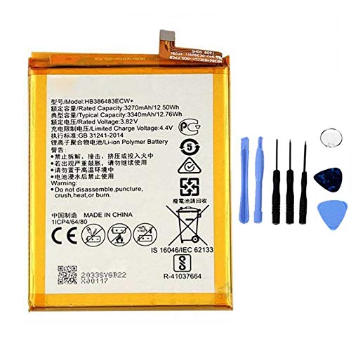 BATTERIA COMPATIBILE CON HUAWEI HB386483ECW+ HONOR 6X G9 PLUS ALTA CAPACITÀ 3340MAH CON KIT SMONTAGGIO INCLUSO