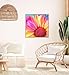 HSENJT DIY 5D Diamond Art Painting Kits for Adult,14x14inch Gerbera Flower Diamond Art,Full Round Drill Diamonds Paint Kits Perfect for Relaxation and Home Wall Decor Gift(35cmX35cm)