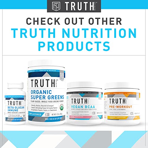 Truth Nutrition Organic Vitamin C Superfood Blend - 60 Natural Vitamin C Capsules Vegan Supplement - 150Mg Vegan Vitamin C With Organic Acerola Cherry Powder, Amla Powder, Rosehip Powder And Camu Camu #TOP6