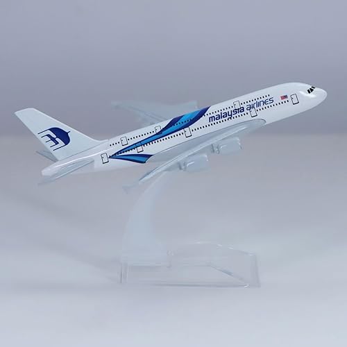 Miniatura 1 de 1 400 aviones de pasajeros A380 modelo de avión 5.5 in Malasia aleación de aire a presión modelo de fundición a presión regalo