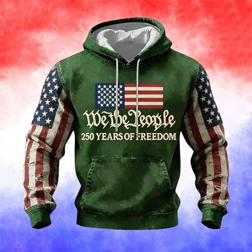 Sudadera con capucha para hombre y cremallera verde talla S 2