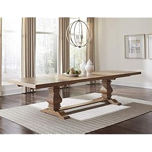 Coasterhomefurnishingsflorencefarmhouserectuangular126inchdoublepedestalwoodplanktopextensionleafdiningtablerusticsmoke180201 Urban Country Home Decor Coaster home furnishings florence farmhouse rectuangular 126 inch double pedestal wood plank top extension leaf dining table rustic smoke 180201 urban country home decor