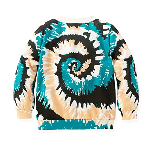 Moletom infantil infantil infantil com letras de camuflagem e manga comprida 4t com capuz juvenil, C