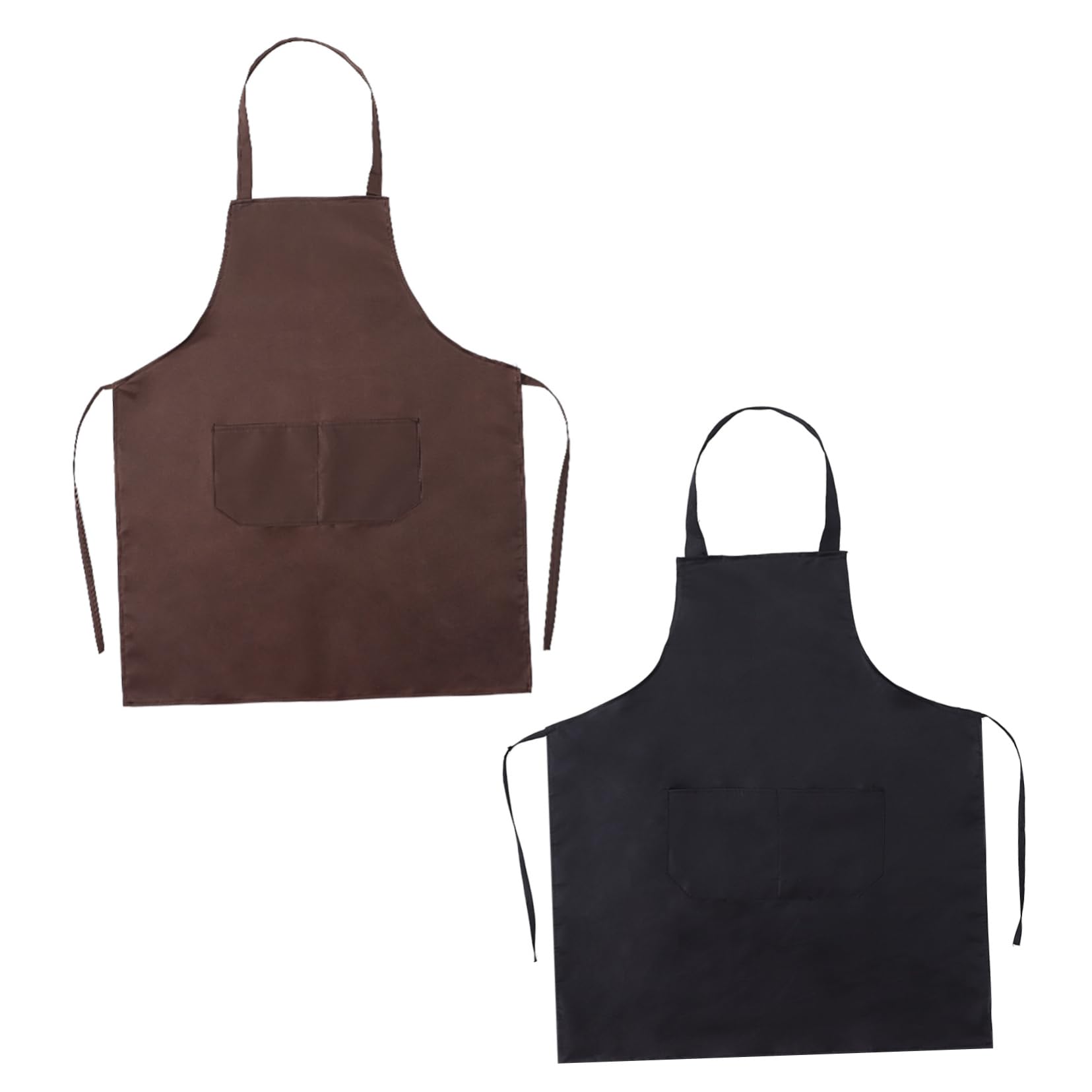 Hohopeti 12 Piezas Delantales de Cocina Unisex Colgantes con Bolsillo Frontal Resistentes y Versátiles para Hogar Peluquería y Taller