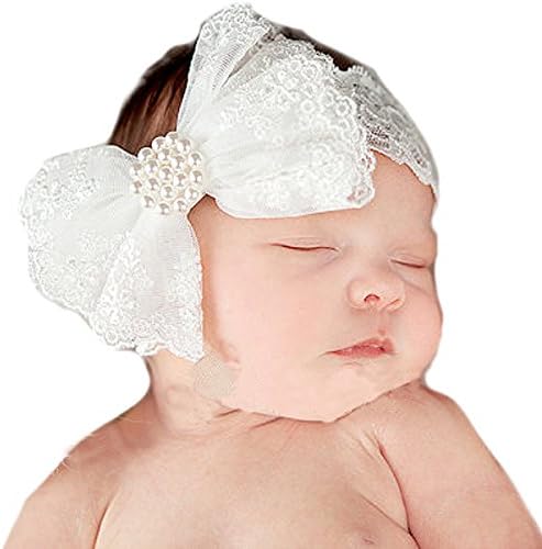 CÉLLOT 5 Pcs Baby Flower Headbands Baby Girls Nylon Headbands Soft Hairbands Hair - Foto 10