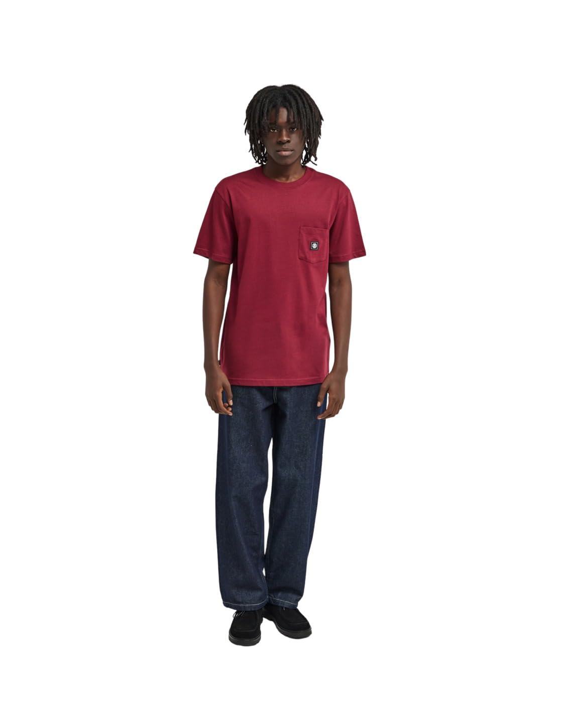 Element Icon Label Pocket - Camiseta de Manga Corta para Hombre