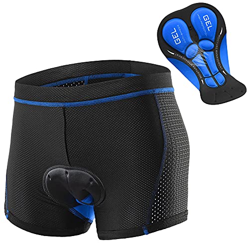 Relaxyee 3D Padded Bike Shorts Cycling Underwear Shorts Bicycle MTB Liner Biking Undershorts for Mountain Biking