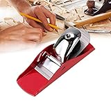 Mini Hand Planer 3-1/2 inch Red Adjustable, used for Wood Craft Processing, Carving and Trimming...