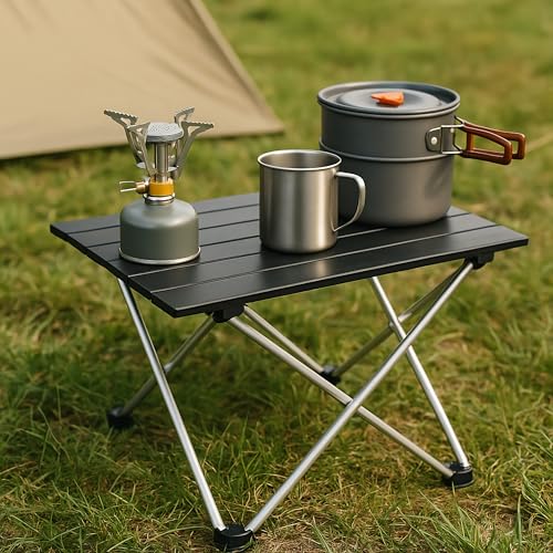 Table de camping pliable gain de place pour petits espaces - 5