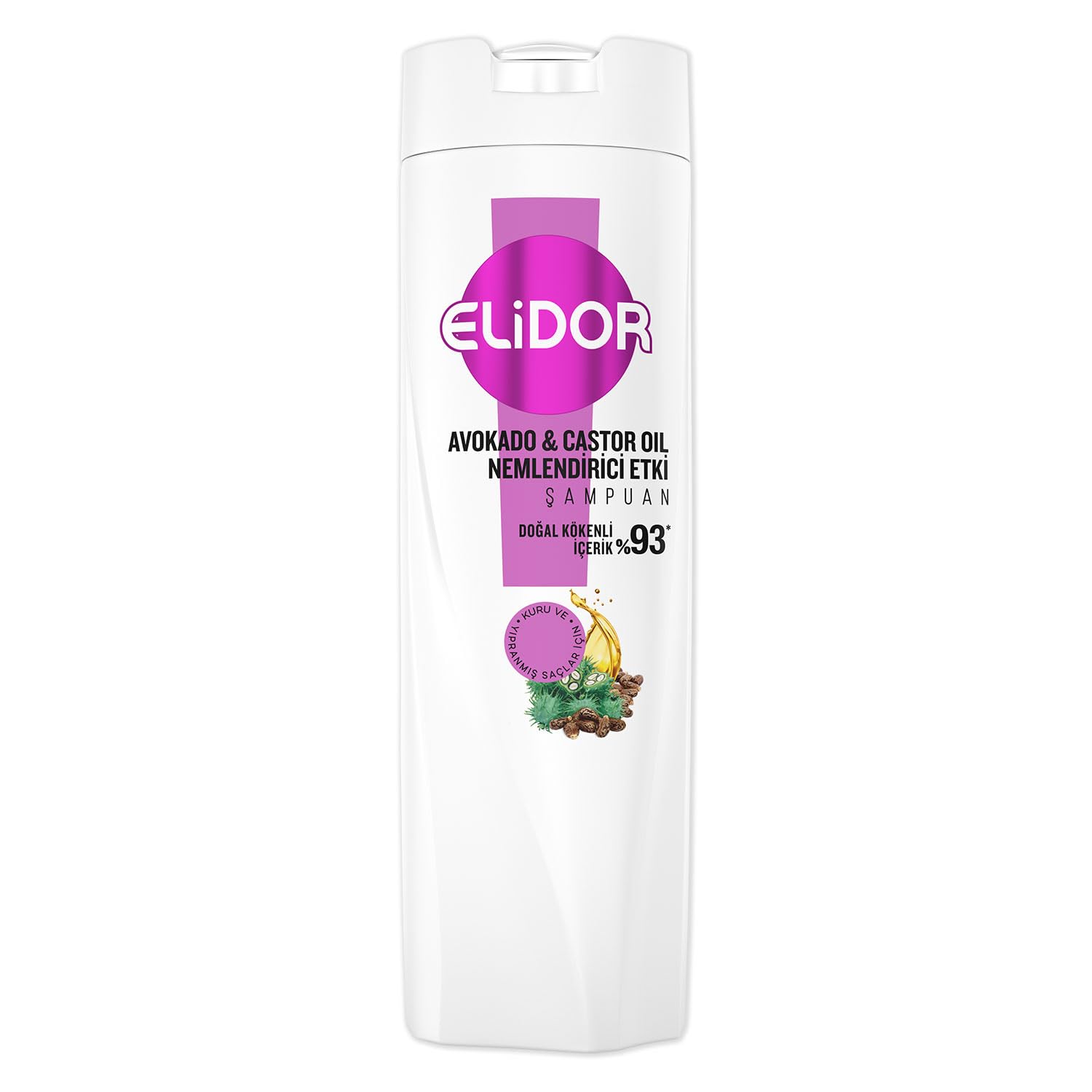 Elidor Şampuan Avokado ve Castor Oil Nemlendirici Etki 400 ml