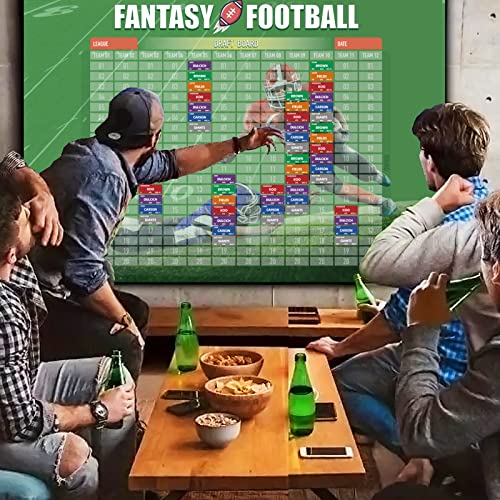 Fantasy Football Draft Board 20232024 Season 3.2 Feet x 2.6 Feet
