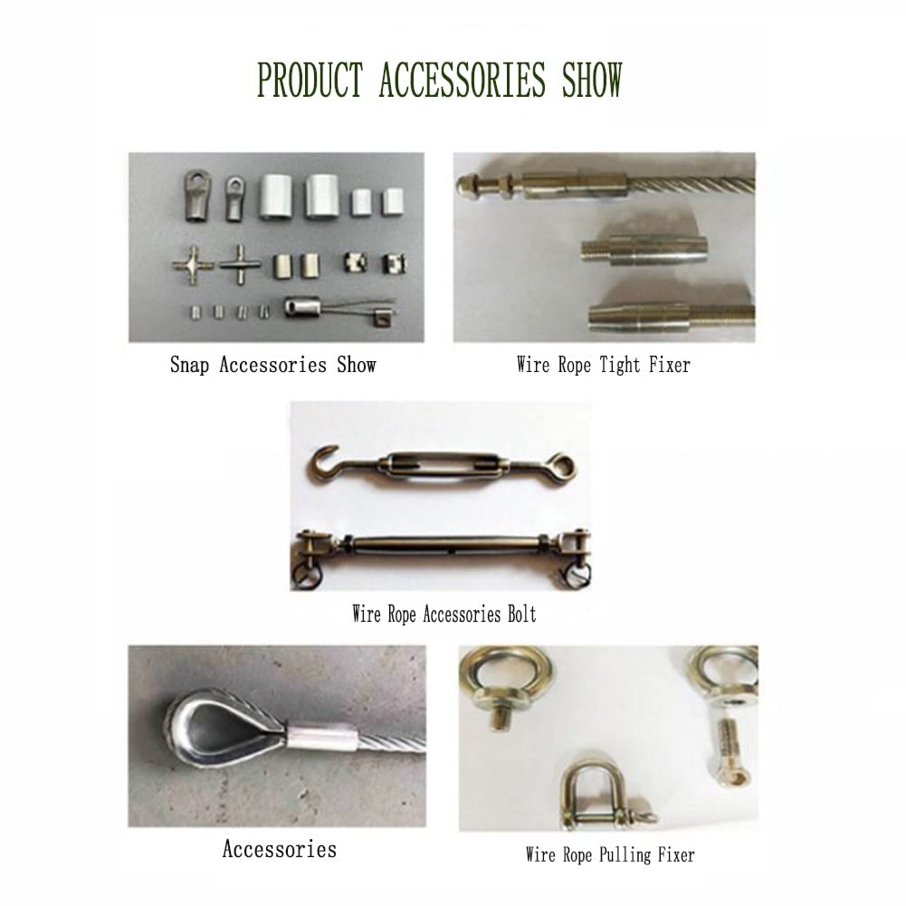 CHENWMZ Rete di Sicurezza in Acciaio Inossidabile Flessibile per Gabbie per Zoo, balconi e Scale, Protezione in Filo Metallico, Rete Rigida e Resistente al Calore, Facile da tagl