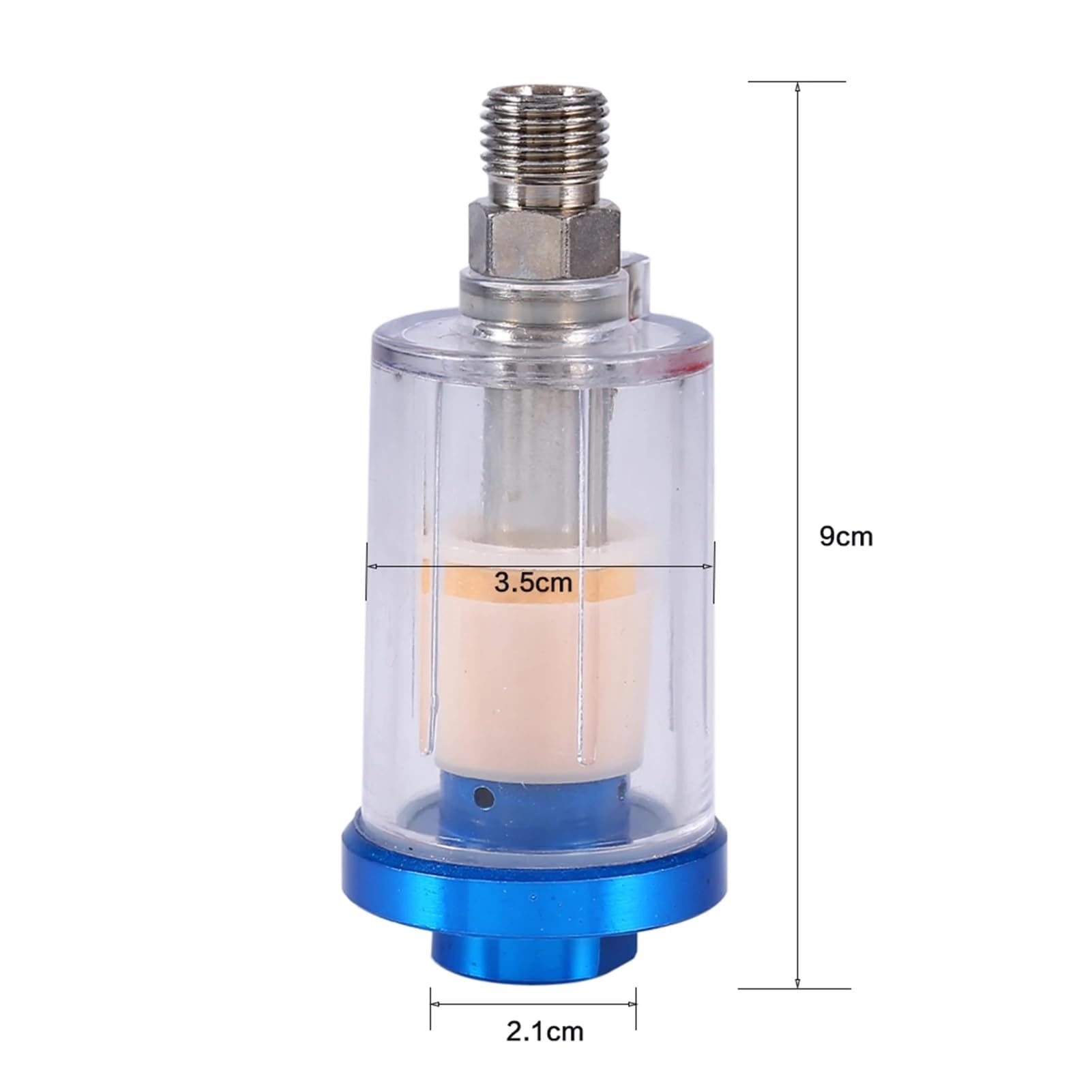 Regolatore d'Aria Compressa Regolatore di pressione dell'aria, pistola pneumatica a spruzzo, regolatore, manometro, filtro separatore for olio e acqua in linea, ricambi auto