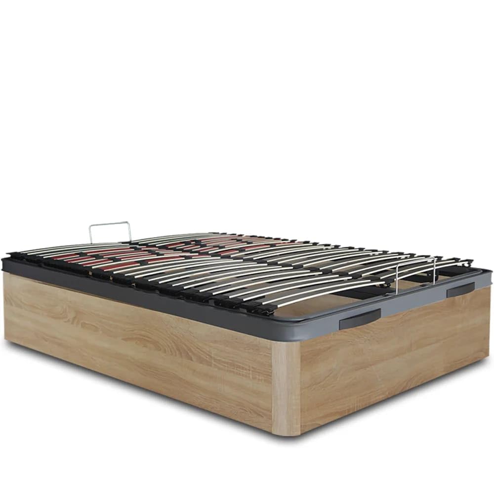 Ventadecolchones - Canapé Abatible de Madera Articulado con Mando Inalámbrico | Color Cambrian | 135 x 190 cm