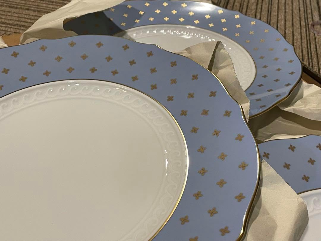 リチャードジノリ ジッリ インディゴ皿 プレート ラウンドプラター33cm 5枚