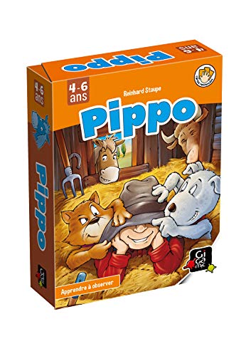 Il gioco per imparare ad osservare. Il contadino Pippo è molto doloroso di aver perso un animale dalla fattoria. Dobbiamo aiutarlo a trovarlo! Picchia un biglietto con 4 animali in colori diversi e osservali bene. Il primo giocatore a individuare l'animale mancante nel colore giusto vince la carta. Chi ha trovato il maggior numero di animali vince la partita.