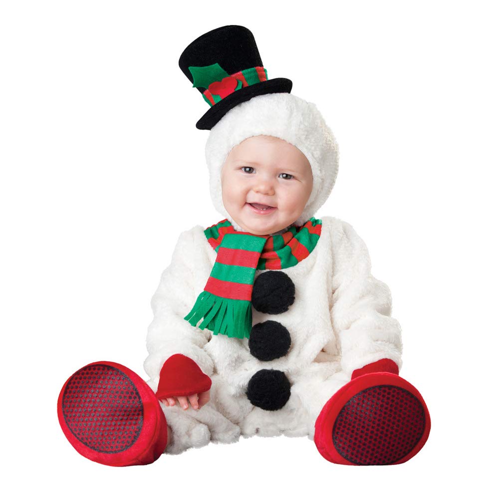 Costume della Santa del Partito Pagliaccetti Cosplay Prima Infanzia Bimbo Vestito Babbo Natale 3 Pezzi 0-24 Mesi