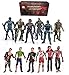 Ai-Fun 12PCS Action Figures Set, Special Force Soldier Figures, Fighting with Zombie Dead and Mercenary Figures Action Figures for Kids (Zombie and Mercenary)