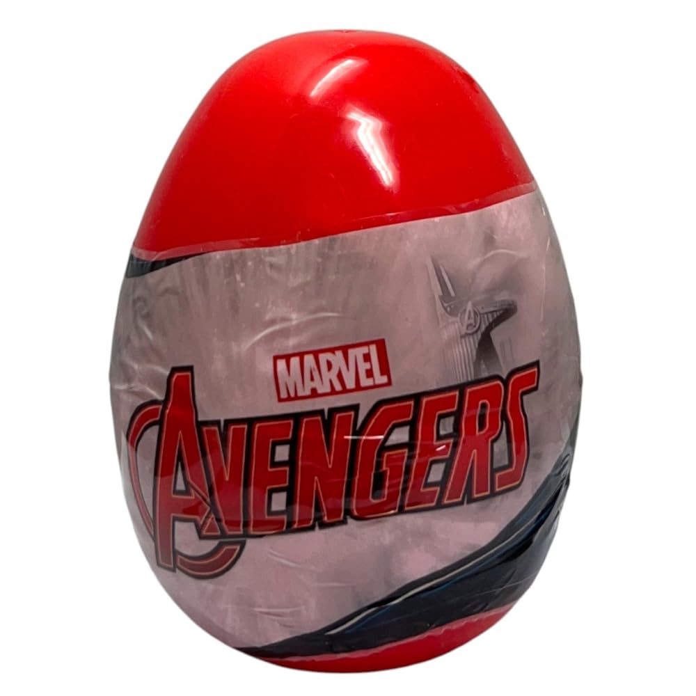 CARTOON Mini Surprise Egg 5 Pieces Egg Egg with Stationery Accessories for Children Colours and Designs, Avengers, 7 x 7 x 10 cm, leisure